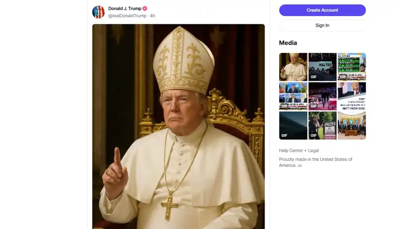 Trump'ın Papalık ile İlgili Yeni Paylaşımı Dikkat Çekti