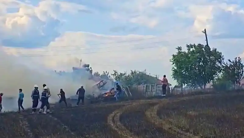 Tarlayı Kundaklayan Şüpheli 96 Saat İçinde Polis Tarafından Yakalandı