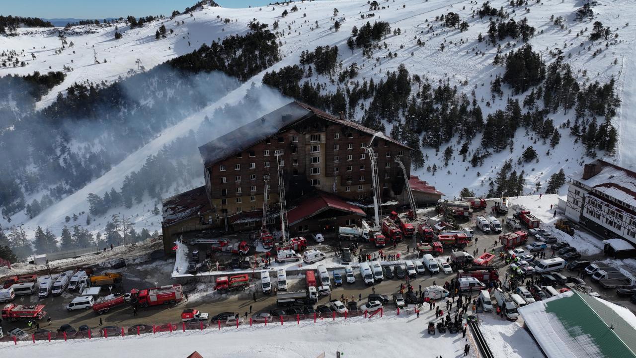 Kartalkaya'daki Otelden Yangınla İlgili 6 Zanlı Tutuklandı