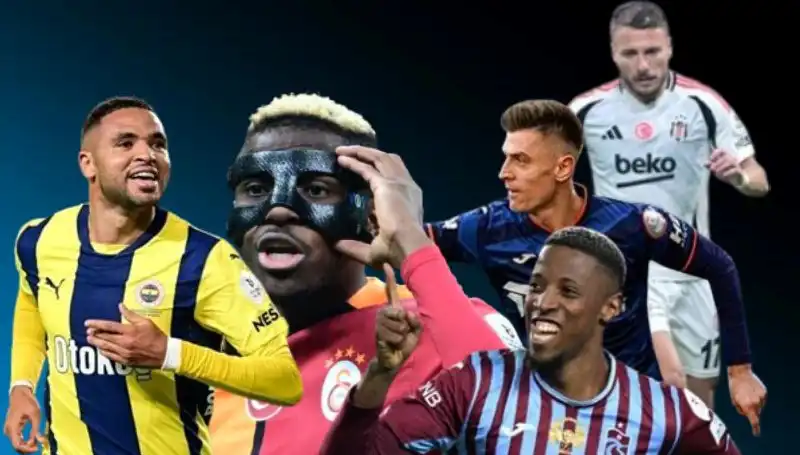 Süper Lig'de Gol Krallığı Yarışı Kızıştı: Osimhen Zirveye Adım Attı