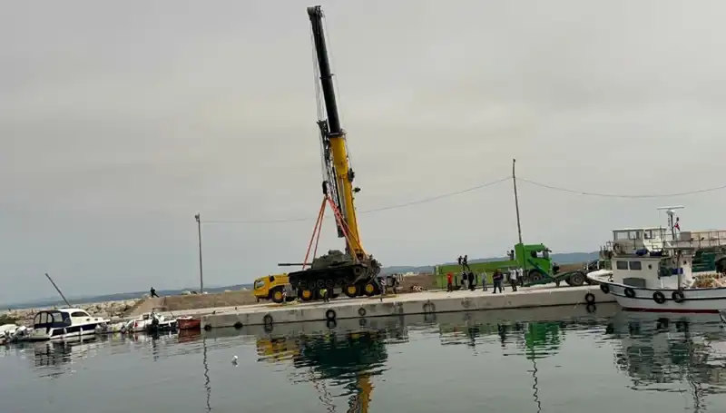 Saros Körfezi'nde Suyun Altında Yeni Bir Dönem: Tank Batırılıyor!