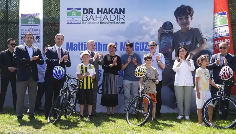 Bahçelievler’de Gençlere Özel Mattia Ahmet Minguzzi Skate Parkı Açıldı!