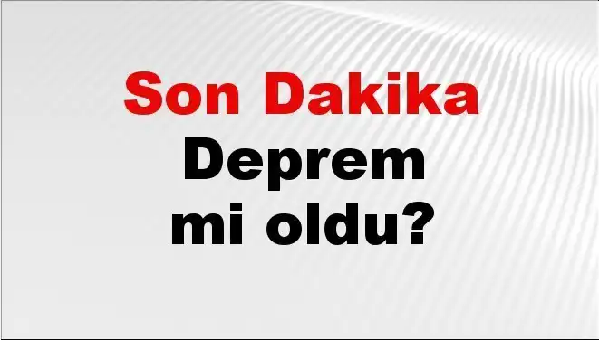 İstanbul’da Deprem Panik Yarattı! Son Gelişmeler ve Detaylar