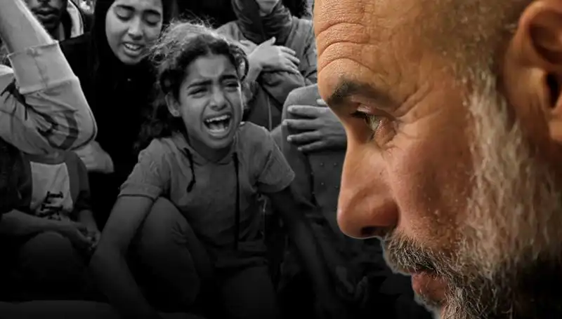 Pep Guardiola, Gazze'deki Acıları Paylaşıp Harekete Geçiyor