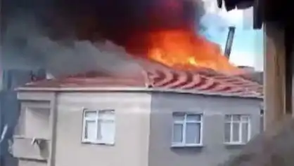 Bağcılar'da Korkutan Yangın: Beş Katlı Binayı Alevler Sardı