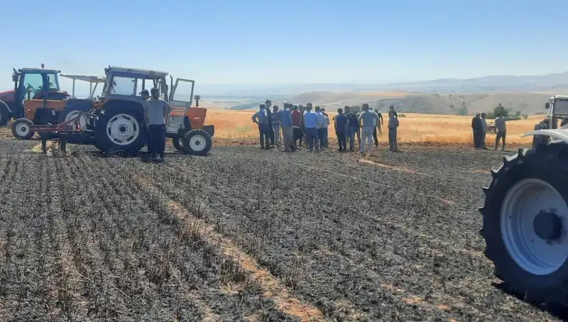 Yozgat'taki 100 Dönümlük Ekili Alan Kül Oldu: Tarımda Büyük Kayıp