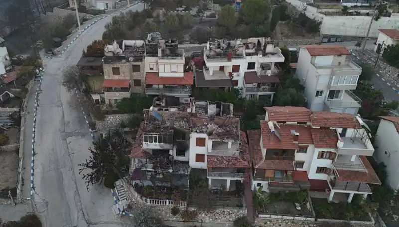 Orman Yangınları Büyürken, Evler ve Doğa Küller İçinde Kaldı