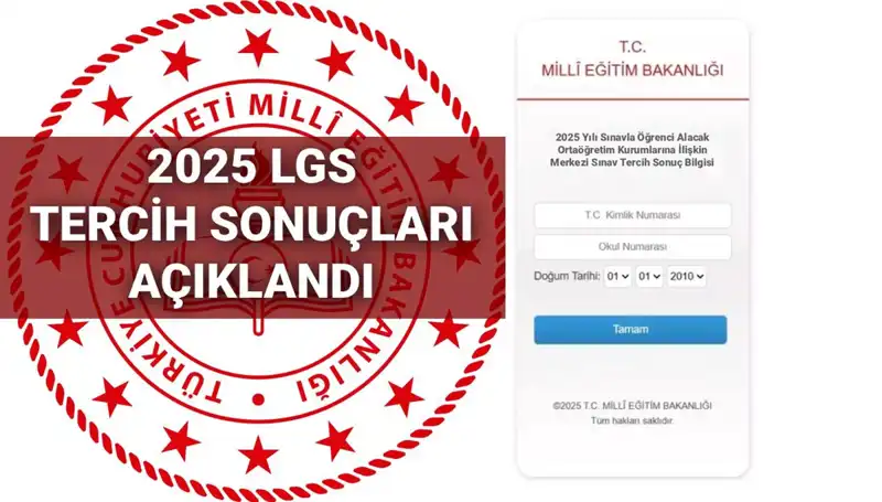 LGS Tercih Sonuçları 2025: Boş Kontenjanlar ve Taban Puanları Açıklandı!