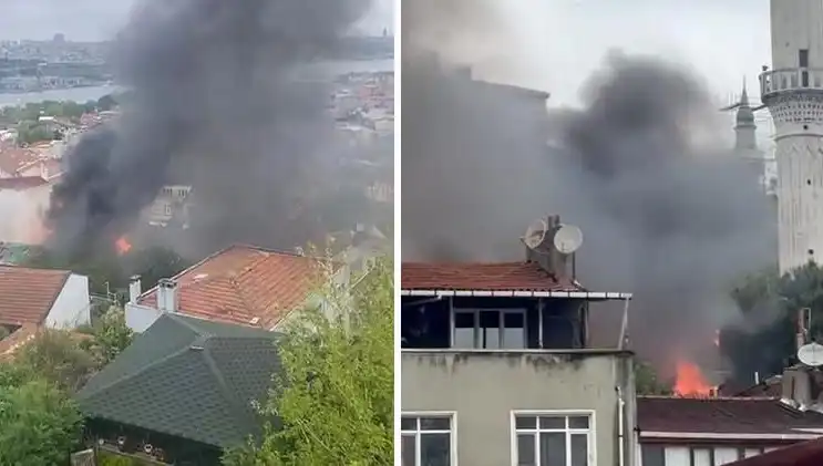 İstanbul’da Gecekondu Yangını: Ekipler ve Mahalleli Zorlu Mücadelede