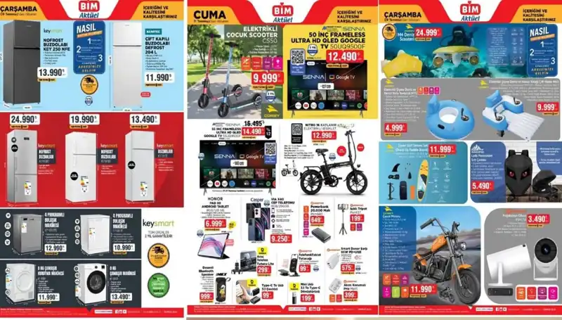 BİM 8-11 Temmuz Aktüel Kataloğu ile Elektronik Ürün Fırtınası!